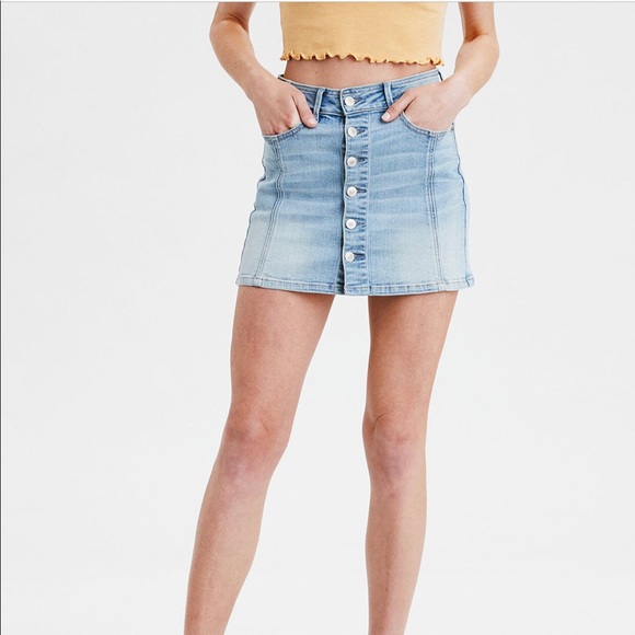 American Eagle Outfitters Dresses & Skirts - NWT American Eagle High-Waisted A-Line Denim Skirt
